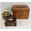 Image 1 : VINTAGE HAND MADE WOODEN BOXES