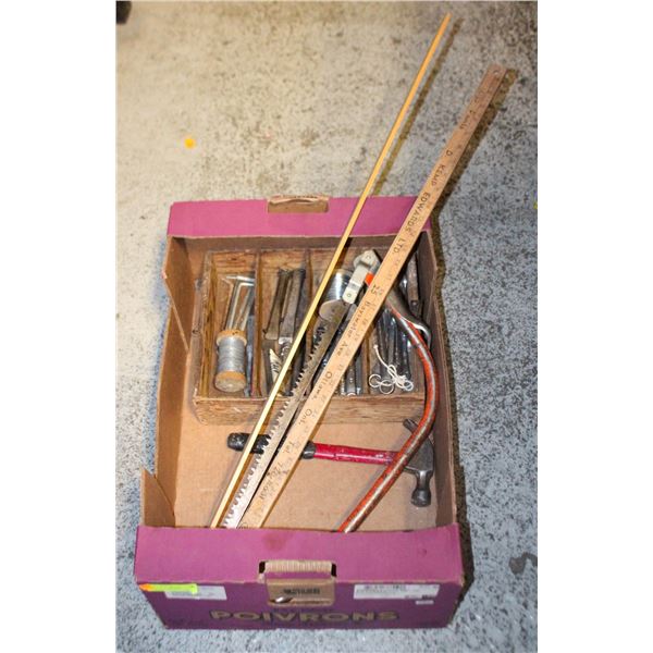 SAW, HAMMER, WRENCHES, SOCKETS, CHISELS &