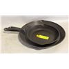 Image 1 : CAST IRON FRYING PANS 7 & 10 INCH
