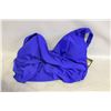 Image 1 : NEW ROOTS WOMENS 1 PIECE SWIMSUIT BLUE SIZE 12
