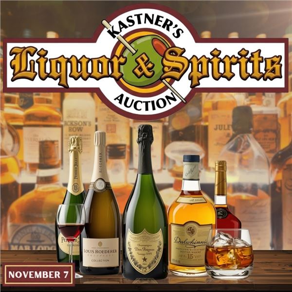 CHECK OUT OUR NOVEMBER 7TH HIGH END LIQUOR SALE