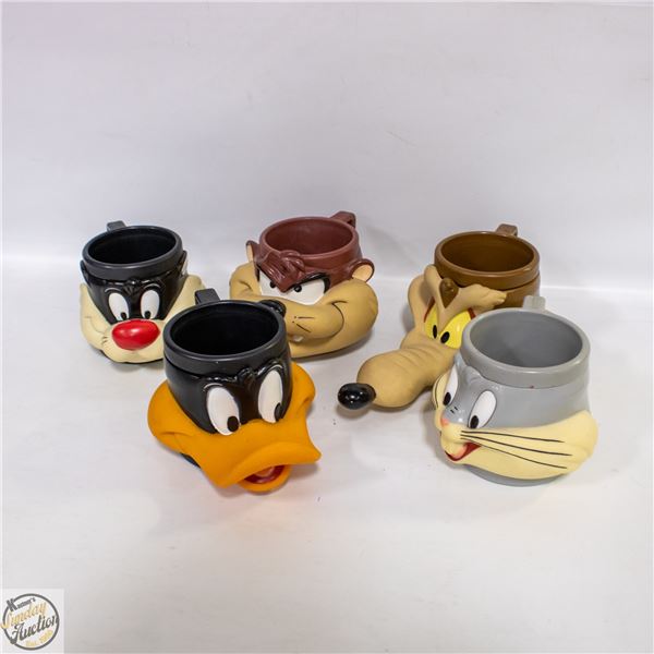 VINTAGE (X5) LOONEY TUNES WARNER BROS
