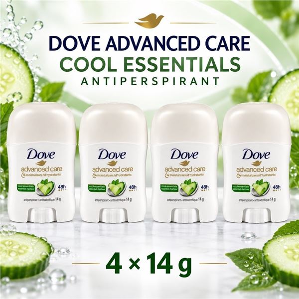 4 DOVE ADVANCED CARE ANTIPERSPIRANT 14G