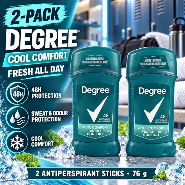 2 DEGREE COOL COMFORT STICKS 76G