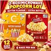Image 1 : 2 BOXES MICROWAVE POPCORN 12 BAGS BB 08/26