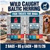 Image 1 : 2 BAGS PLATO BALTIC HERRING DOG TREATS BB 11/26