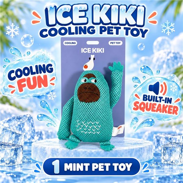 ICE KIKI MINT COOLING SQUEAKER PET TOY