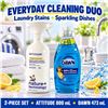 Image 1 : ATTITUDE STAIN REMOVER 800ML & DAWN SOAP 473ML