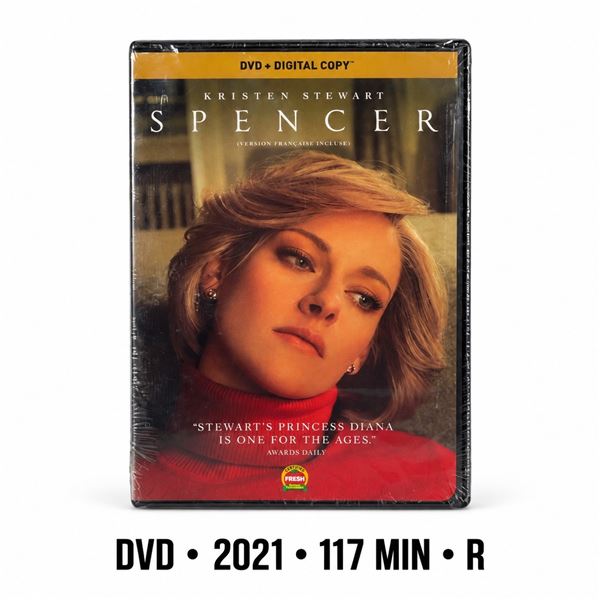 NEW DVD "SPENCER" PRINCESS DIANA DRAMA 2021