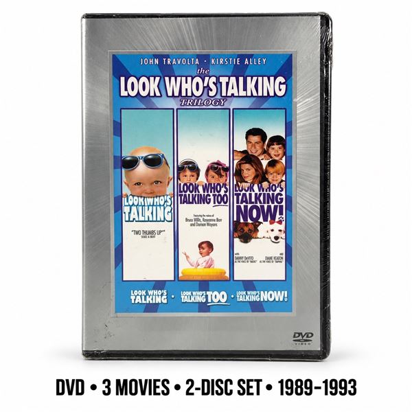 NEW DVD "LOOK WHO'S TALKING" TRILOGY 3 MOVIES