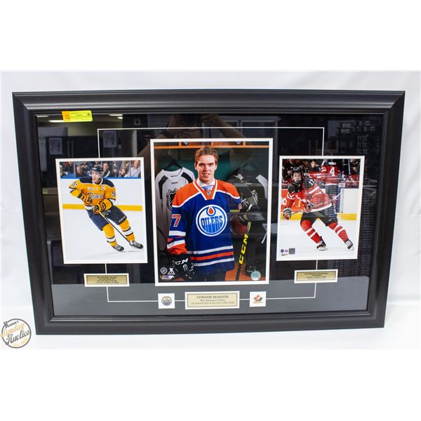 MCDAVID ROOKIE 2015 NHL DRAFT + MILESTONES 22"X36"