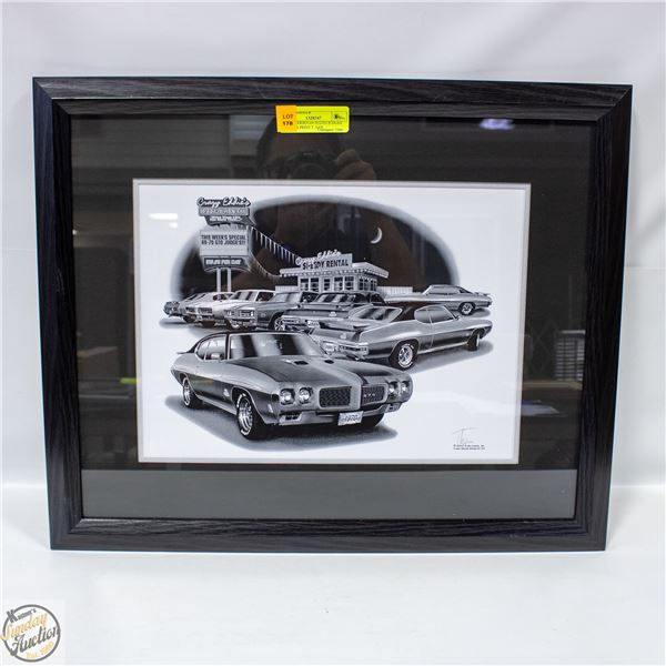 CRAZY EDDIES 69-70 GTO JUDGES RENTALS PRINT T. SAN