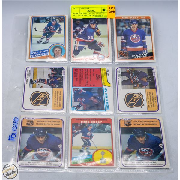 9 MIKE BOSSEY GOAL LEADER ALL-STAR RECORD BREAKER