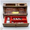 Image 1 : ESTATE VINTAGE WOOD VALET DRESSER ORGANIZER