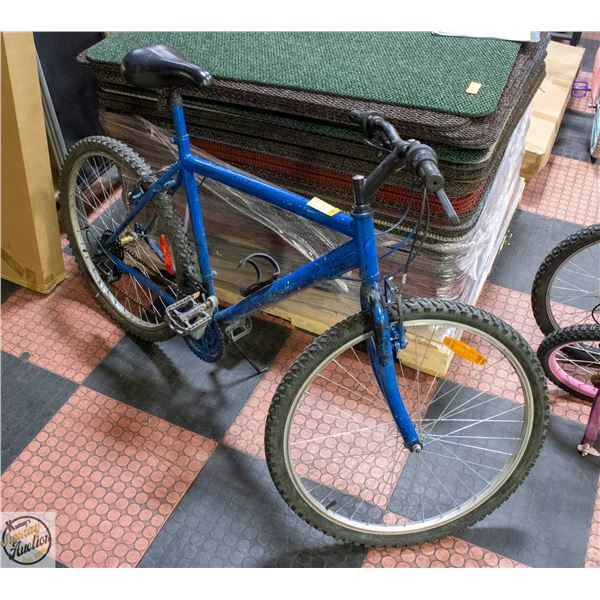 POLICE SEIZURE: UNKNOWN BRAND BLUE BIKE 26"