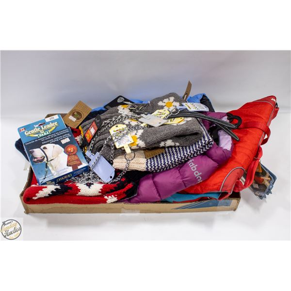 LARGE LOT OF BRAND NEW CANINE SIZE MEDIUM/