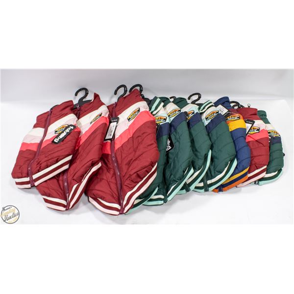 ALL BRAND NEW CANINE JACKETS SMALL 10" 12" &
