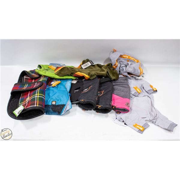 ALL BRAND NEW CANINE SIZE XS/S JACKETS (8)