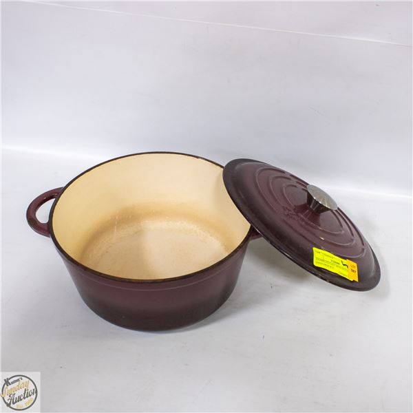 ENAMELED CAST-IRON DUTCH OVEN DEEP POT -