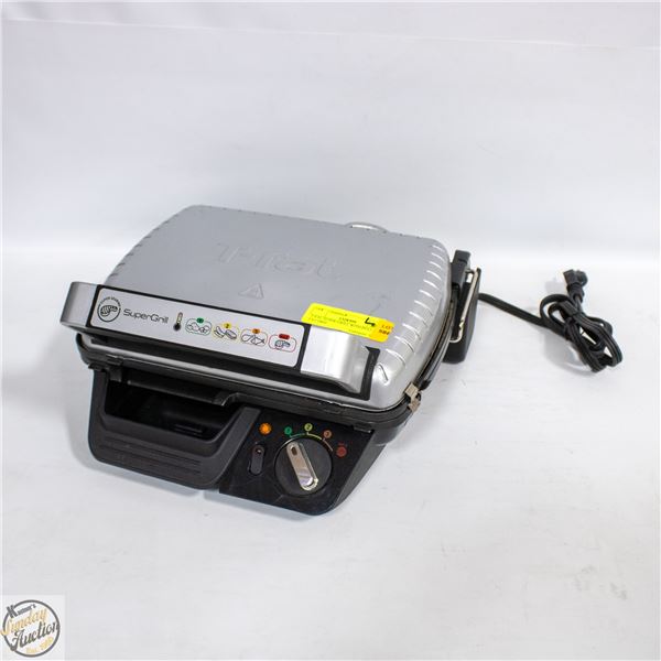 T-FAL SUPER GRILL WITH PULL-OUT FAT DRIP