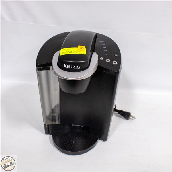 ESTATE BLACK KEURIG COFFEE MACHINE WITH AUTO
