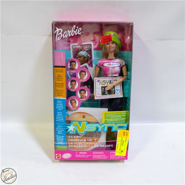 VINTAGE BARBIE NSYNC DOLL IN BOX