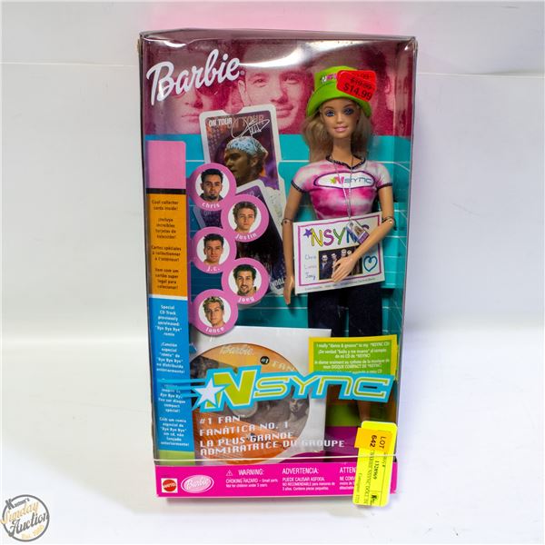 VINTAGE BARBIE NSYNC DOLL IN BOX