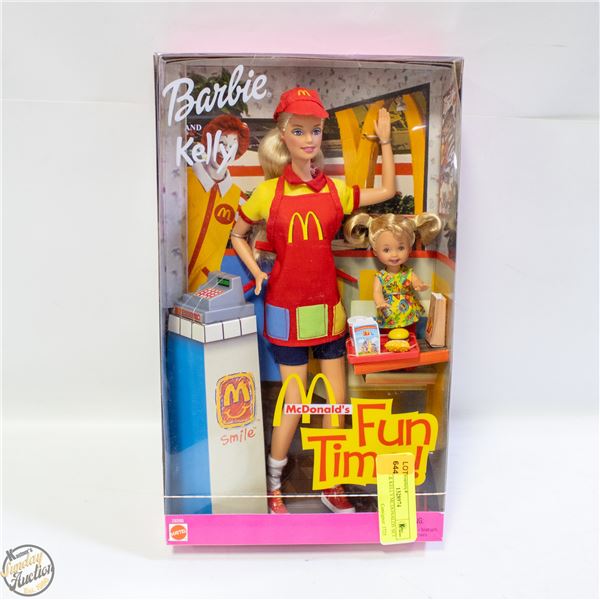 BARBIE & KELLY MCDONALDS SET IN BOX