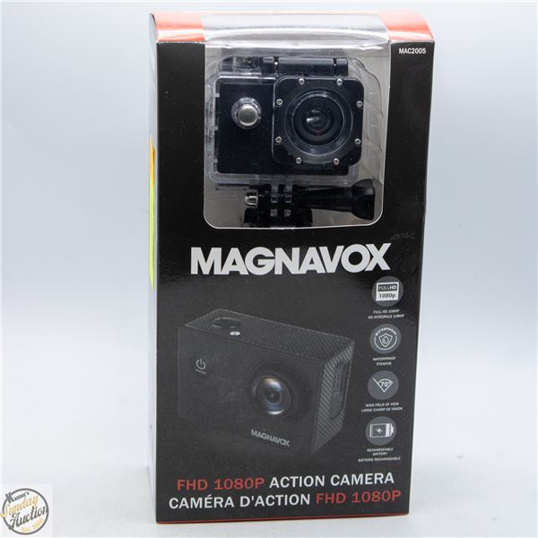 NEW MAGNAVOX FULL HD 1080P ACTION CAMERA