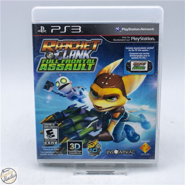 RATCHET & CLANK: FULL FRONTAL ASSAULT PS3 GAME
