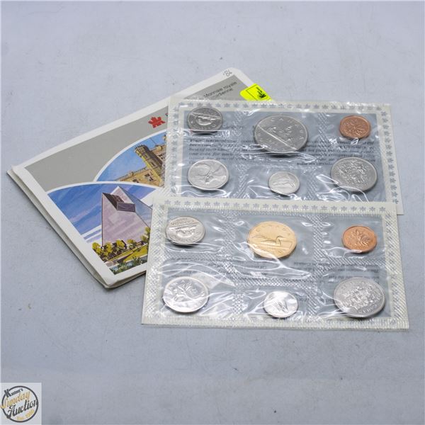 #5267-6 PROOF LIKE COIN SET 1986 & 1989 SETS