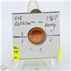 Image 1 : #5261-1967 PENNY WITH ERROR OF DIE ROTATION