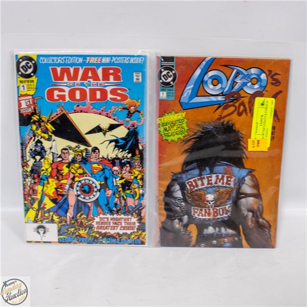 WAR OF THE GODS #1 & LOBOS #1 KEY ISSUES