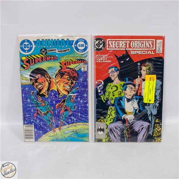 SECRET ORIGINS #1 & DC COMICS