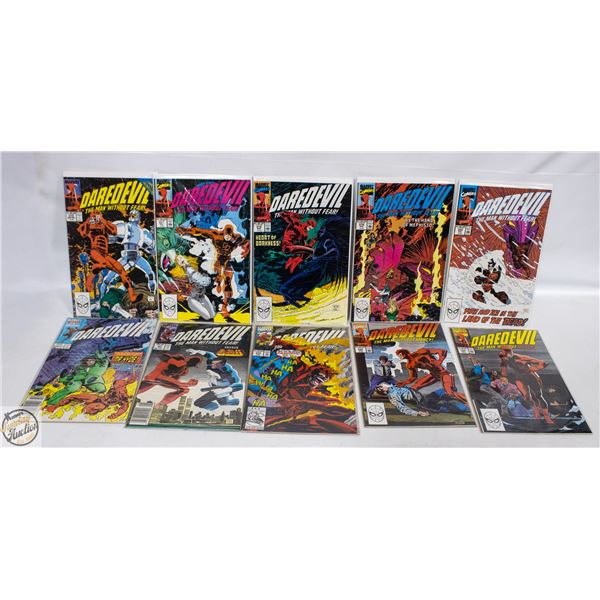 LOT OF 10 DAREDEVIL COLLECTOR COMICS