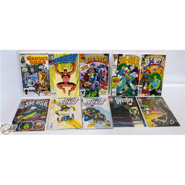 LOT OF 10 COLLECTOR COMICS