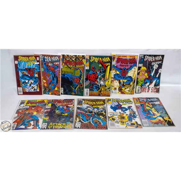 LOT OF 11 SPIDERMAN COLLECTOR COMICS