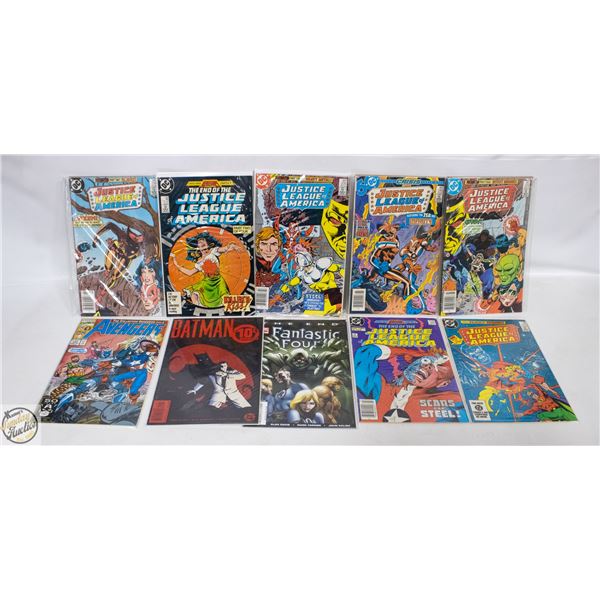 LOT OF 10 COLLECTOR COMICS