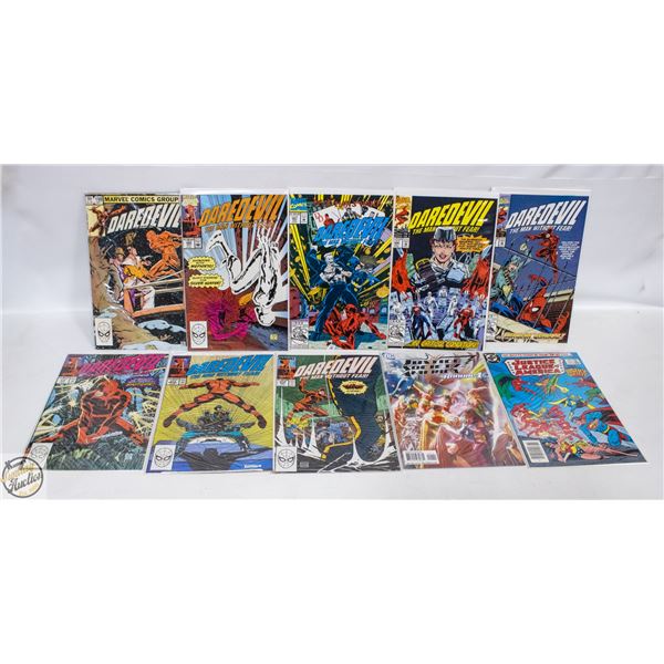 LOT OF 10 (8 ARE DAREDEVIL)