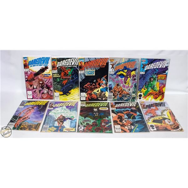 LOT OF 10 DAREDEVIL COLLECTOR COMICS