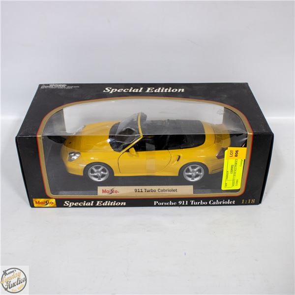 MAISTO 1:18 SCALE PORSCHE 911 TURBO