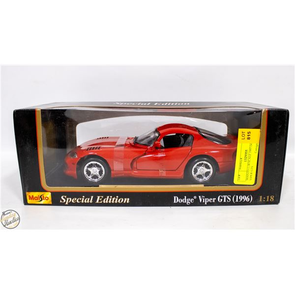 MAISTO 1:18 SCALE 1997 DODGE VIPER GTS