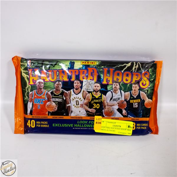 PANIN NBA HAUNTED HOOP NBA CARDS 40 PACKS