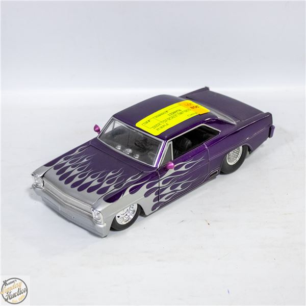 JADA 1/24 SCALE 1967 NOVA SS PURPLE