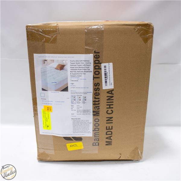 FRACHO ULTRA SOFT MATTRESS TOPPER QUEEN
