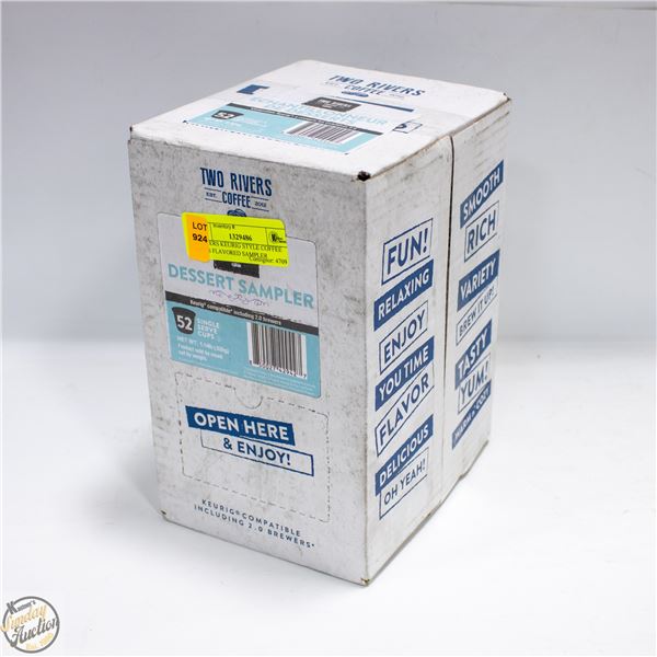 2 RIVERS KEURIG STYLE COFFEE PODS FLAVORED SAMPLER