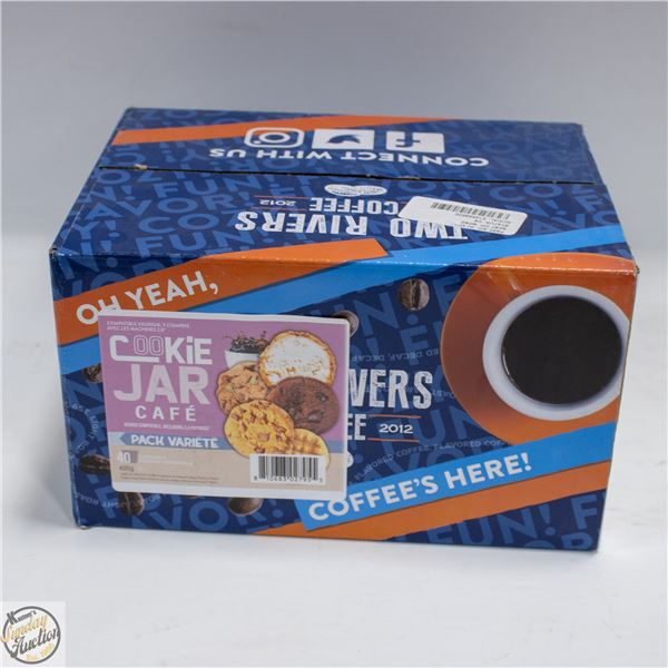 2 RIVERS KEURIG STYLE PODS COOKIE JAR VARIETY PACK