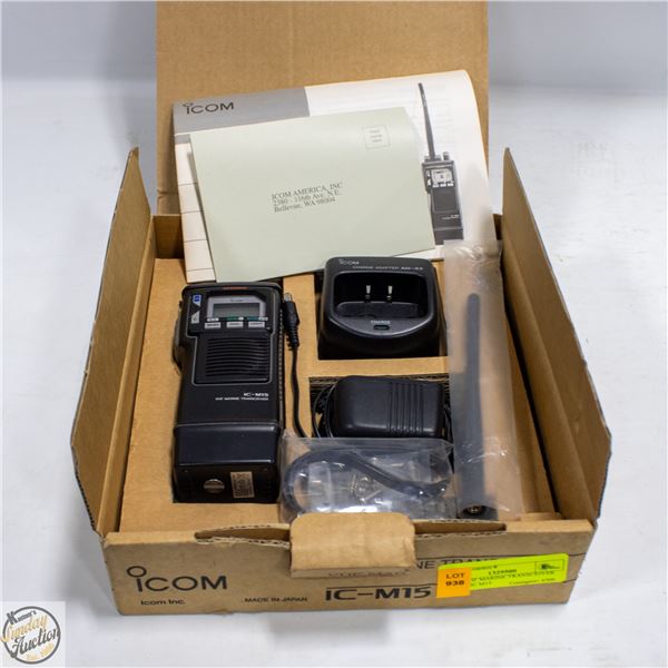 ICOM VHF MARINE TRANSCEIVER MODEL IC M15