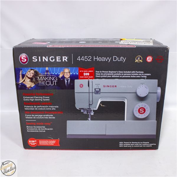 NEW SINGER 4452 HEAVY DUTY SEWING MACHINE
