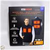 Image 1 : NEW 32 HEAT RECHARGEABLE HEATED VEST, SIZE LARGE